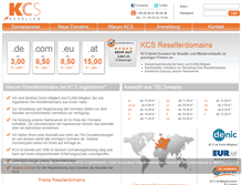 Tablet Screenshot of kcs-reseller.de